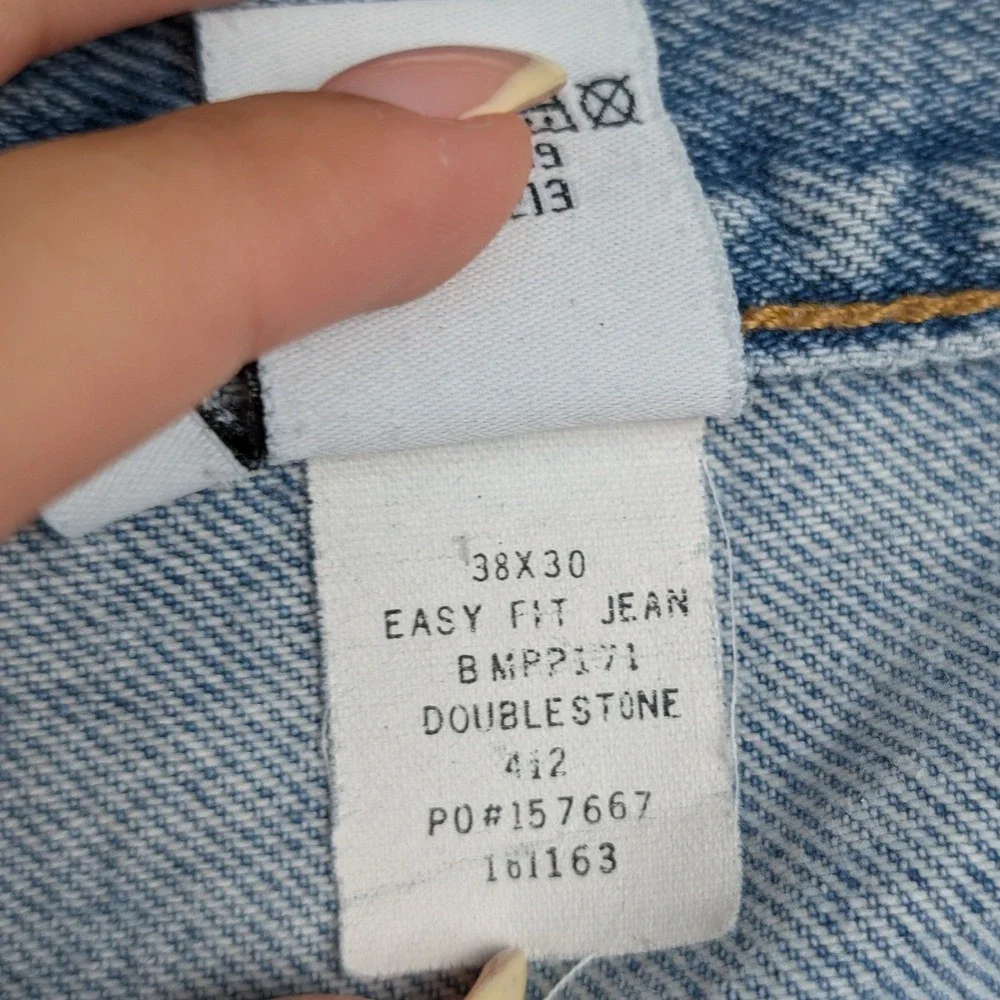 VTG Calvin Klein Jeans Men's 38x30 Blue Light Wash Easy Fit Tapered Relaxed 90s